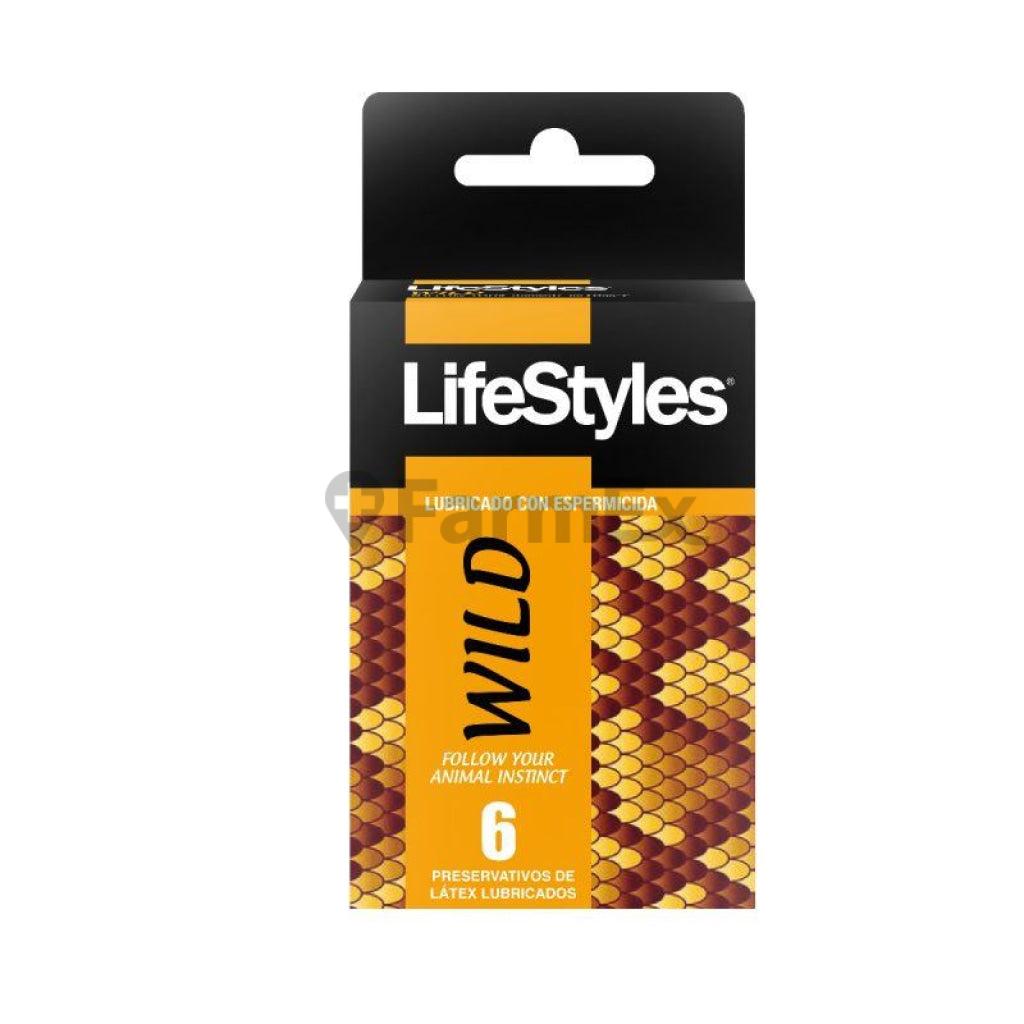 Lifestyles Wild x 6 Preservativos PRATER